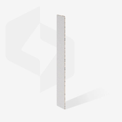 Disposable white files PapmAm for straight nail files EXPERT 22 - 100 grit  (50 pcs) - Pipa Cosmetics Staleks Pro