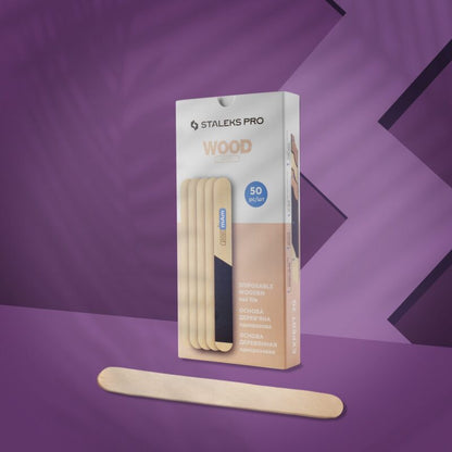 Disposable wooden nail file, straight (base) EXPERT 20 - Pipa Cosmetics Staleks Pro