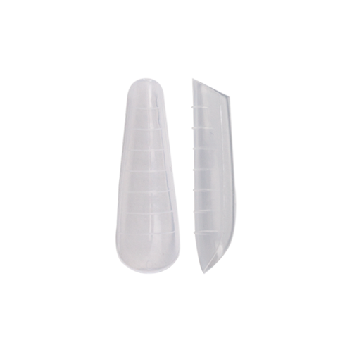 Dual Forms Almond Clear Nail Tips - Pipa Cosmetics Purple Professional®