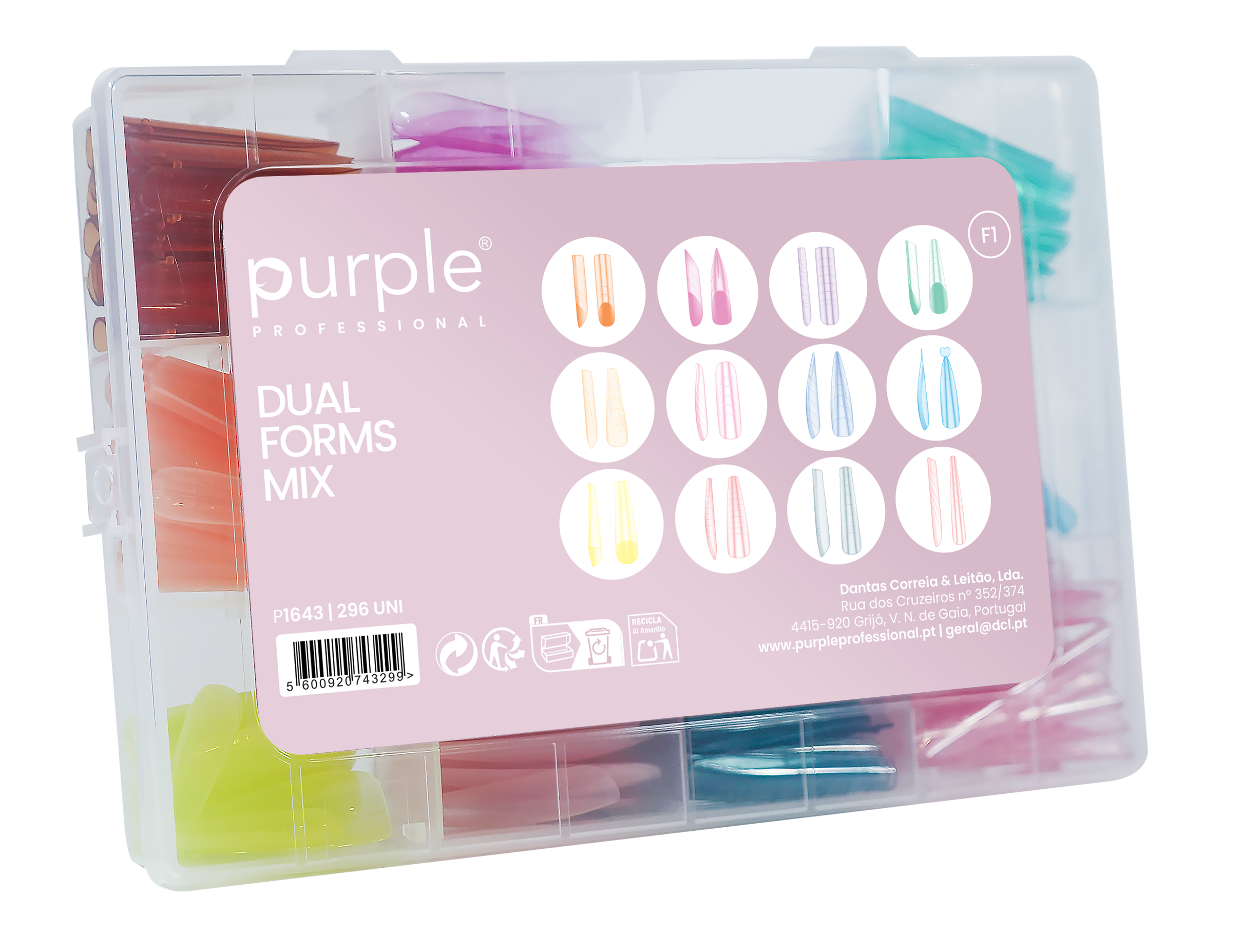 Form. Mix Dual Forms Mix (296 pcs) | Purple Professional – Pipa Cosmetics