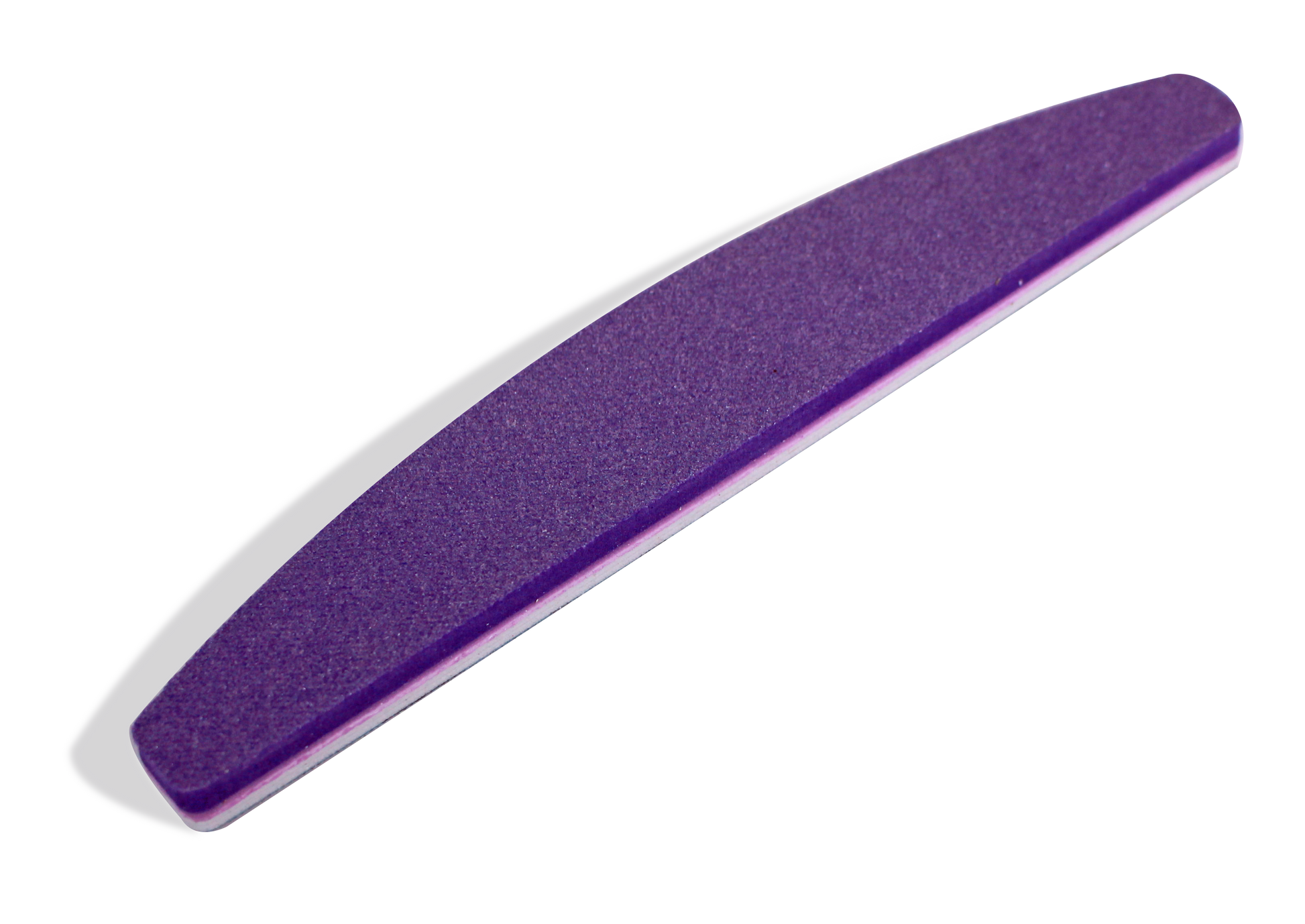Dual Nail File Moon With Ruler 100/180 - Pipa Cosmetics Purple Professional®