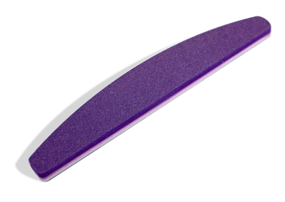 Dual Nail File Moon With Ruler 100/180 - Pipa Cosmetics Purple Professional®