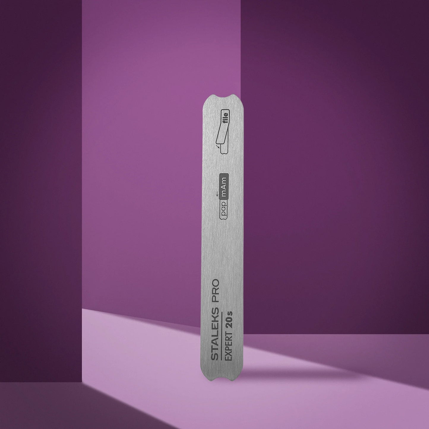 EXPERT 130 mm straight metal nail file (base) - Pipa Cosmetics Staleks Pro
