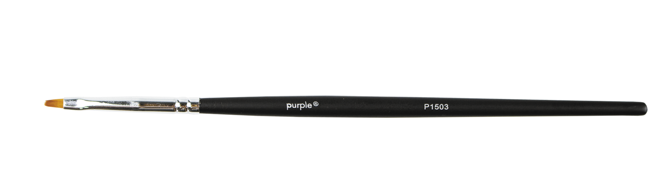 Folk Nail Art & Zhostovo Brush (wooden handle) - Pipa Cosmetics Purple Professional®