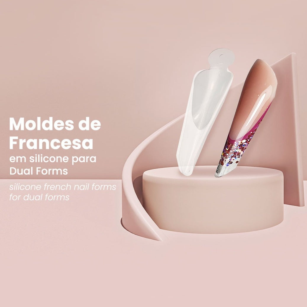 French Silicone Dual Forms Pads Model C (6 sheets with 12 sizes) - Pipa Cosmetics Purple Professional®