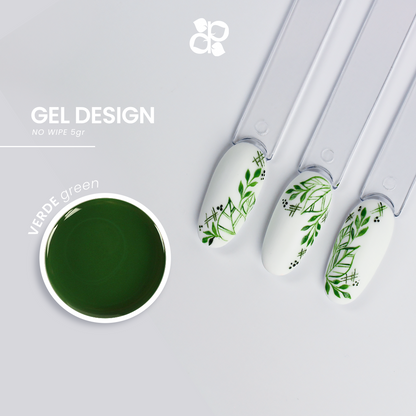 Gel Design Green No Wipe - Pipa Cosmetics Purple Professional®