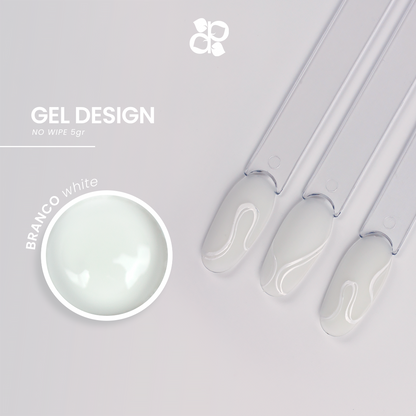 Gel Design White No Wipe - Pipa Cosmetics Purple Professional®