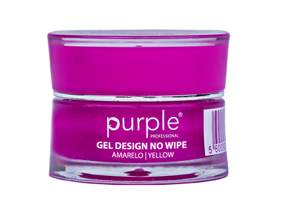 Gel Design Yellow No Wipe - Pipa Cosmetics Purple Professional®