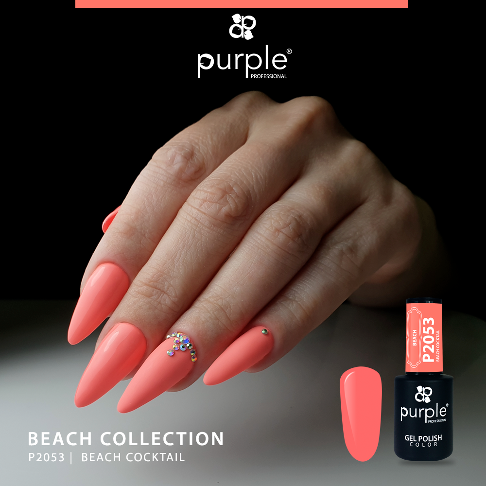 Gel Polish Beach Cocktail - Pipa Cosmetics Purple Professional®