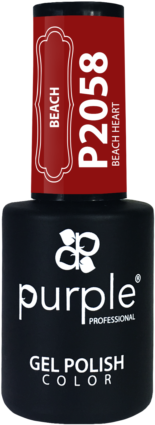 Gel Polish Beach Heart - Pipa Cosmetics Purple Professional®