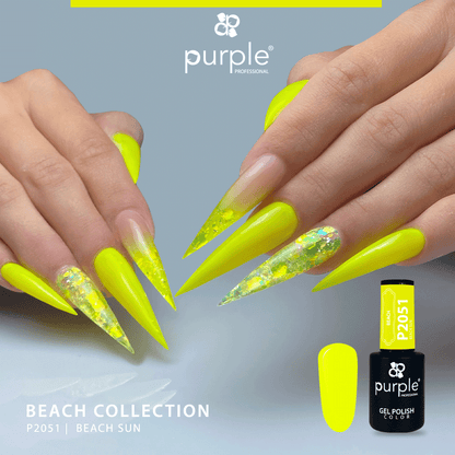Gel Polish Beach Sun - Pipa Cosmetics Purple Professional®