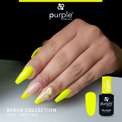 Gel Polish Beach Sun - Pipa Cosmetics Purple Professional®
