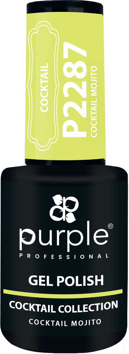 Gel Polish Cocktail Mojito - Pipa Cosmetics Purple Professional®