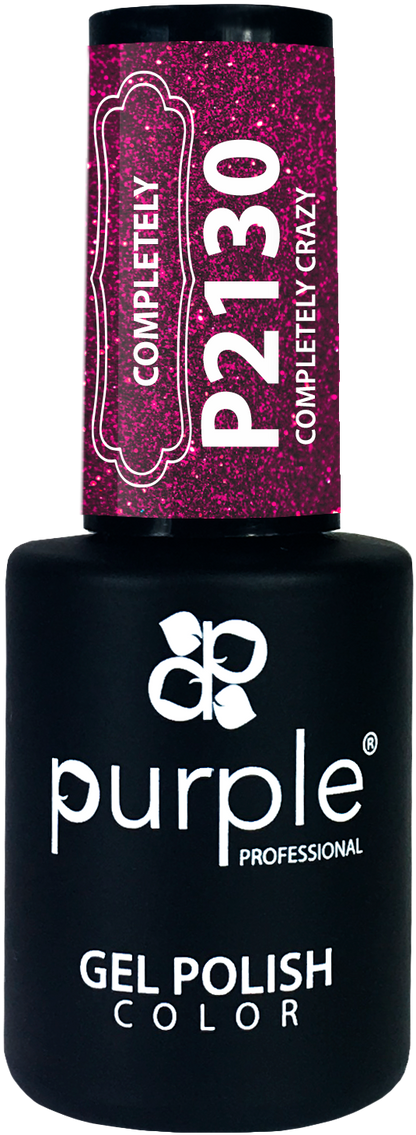 Gel Polish Completely Crazy  glitter - Pipa Cosmetics Purple Professional®