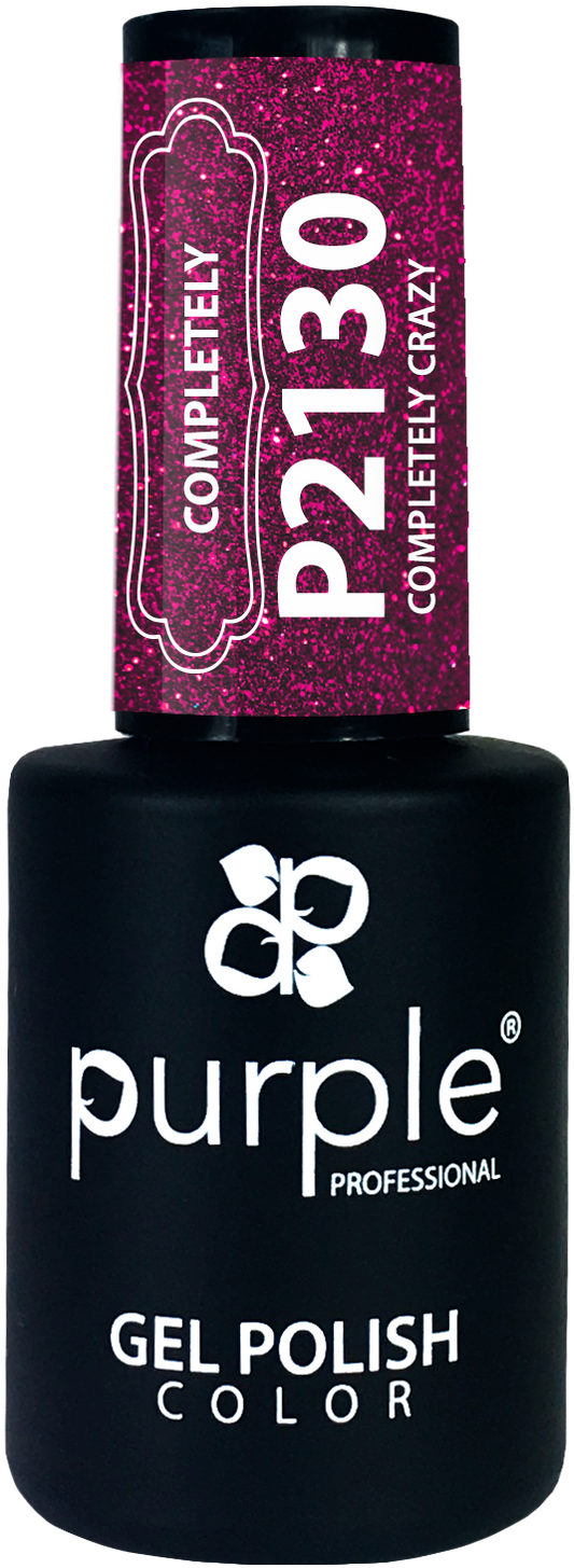 Gel Polish Completely Crazy  glitter - Pipa Cosmetics Purple Professional®