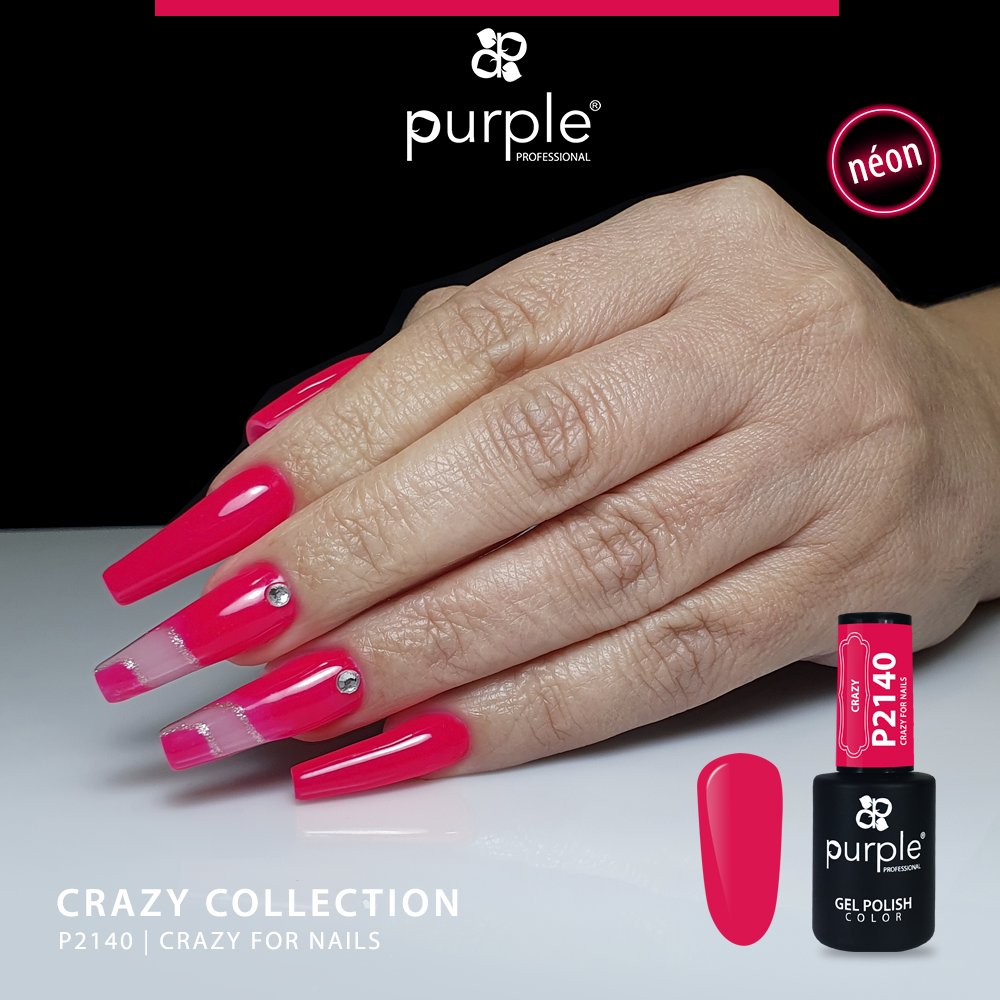Gel Polish Crazy for Nails - Pipa Cosmetics Purple Professional®
