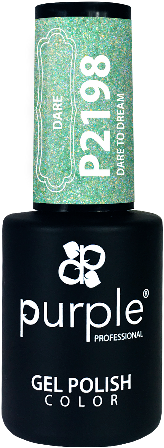 Gel Polish Dare to Dream  glitter - Pipa Cosmetics Purple Professional®