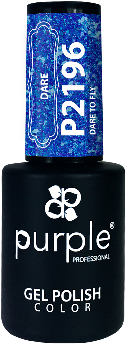 Gel Polish Dare to Fly  glitter - Pipa Cosmetics Purple Professional®