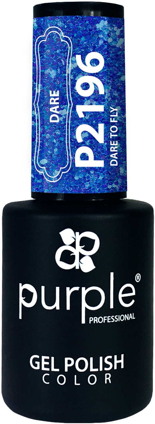 Gel Polish Dare to Fly  glitter - Pipa Cosmetics Purple Professional®