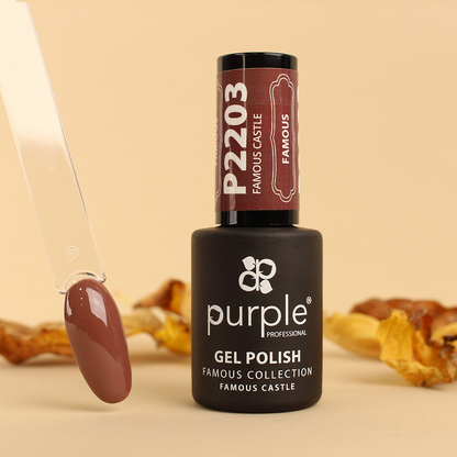 Gel Polish Famous Castle - Pipa Cosmetics Purple Professional®