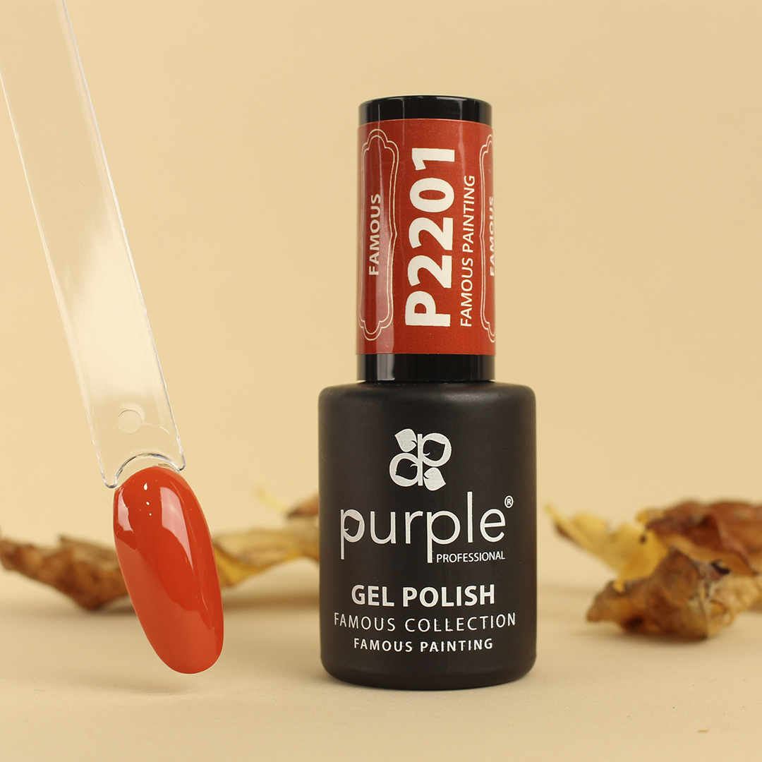 Gel Polish Famous Painting - Pipa Cosmetics Purple Professional®