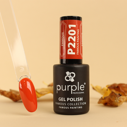 Gel Polish Famous Painting - Pipa Cosmetics Purple Professional®