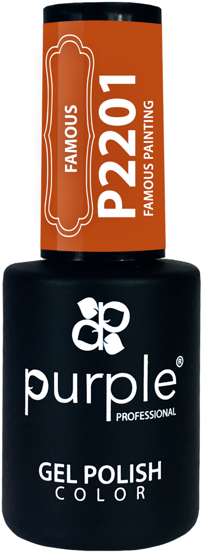 Gel Polish Famous Painting - Pipa Cosmetics Purple Professional®
