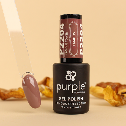 Gel Polish Famous Tower - Pipa Cosmetics Purple Professional®