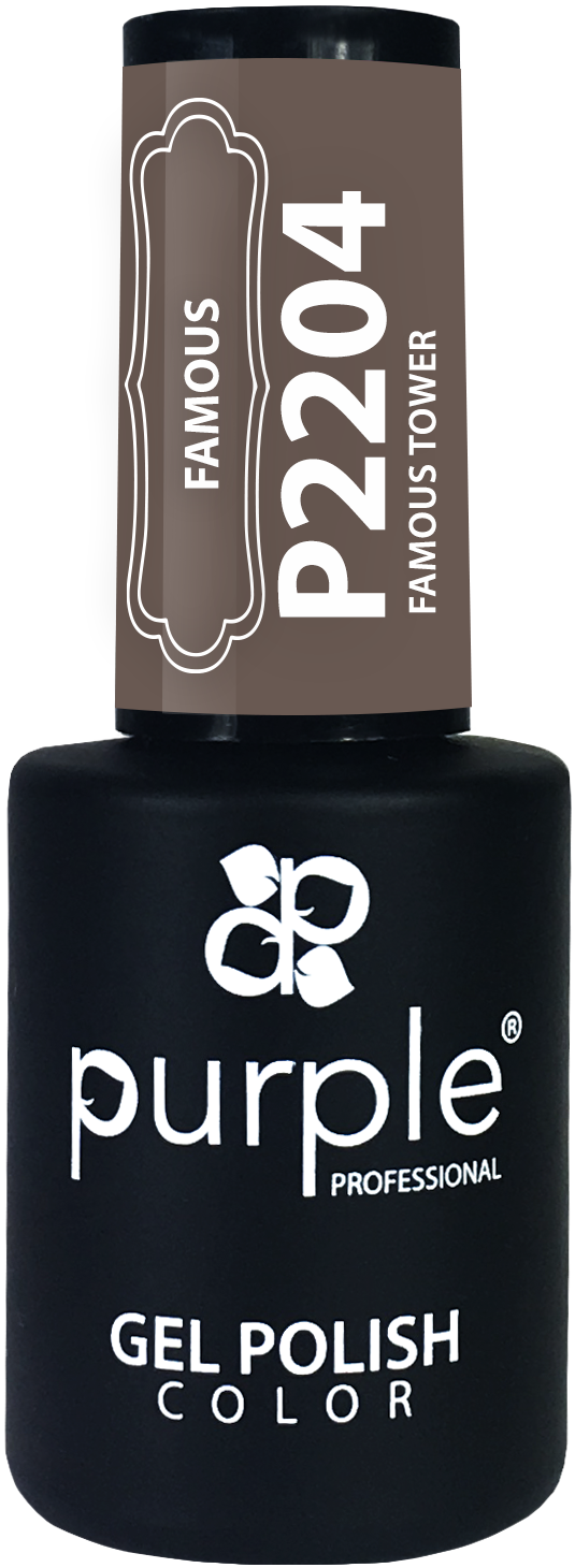 Gel Polish Famous Tower - Pipa Cosmetics Purple Professional®