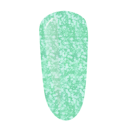 Gel Polish Fantastic Green  flakes - Pipa Cosmetics Purple Professional®