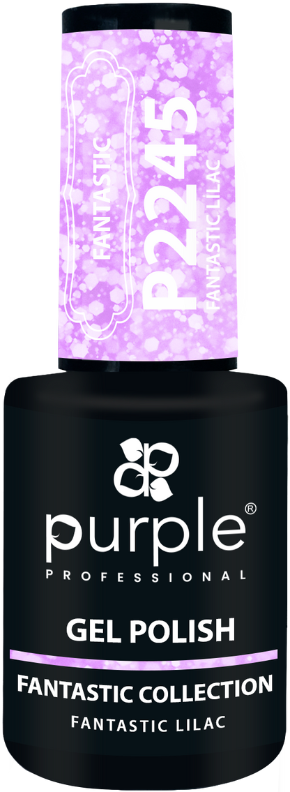Gel Polish Fantastic Lilac  flakes - Pipa Cosmetics Purple Professional®