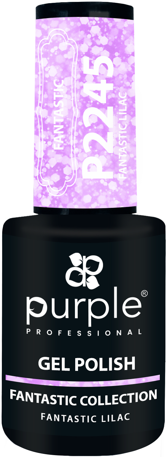 Gel Polish Fantastic Lilac  flakes - Pipa Cosmetics Purple Professional®