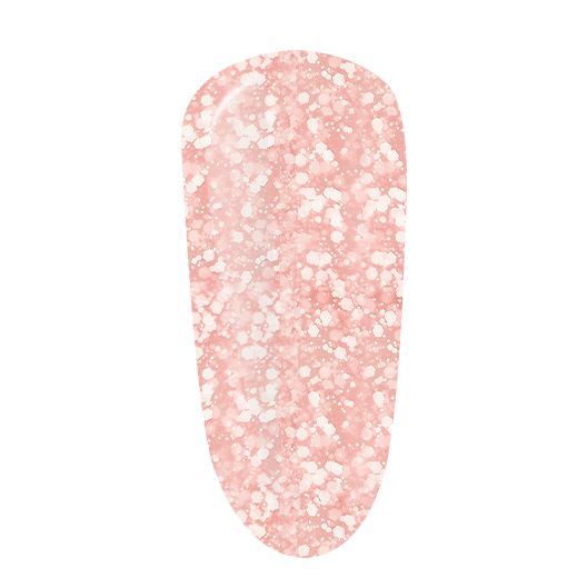 Gel Polish Fantastic Peach  flakes - Pipa Cosmetics Purple Professional®