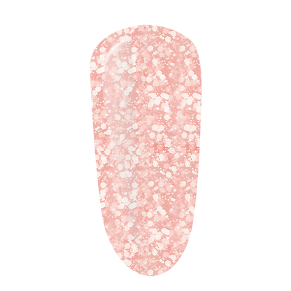 Gel Polish Fantastic Peach  flakes - Pipa Cosmetics Purple Professional®