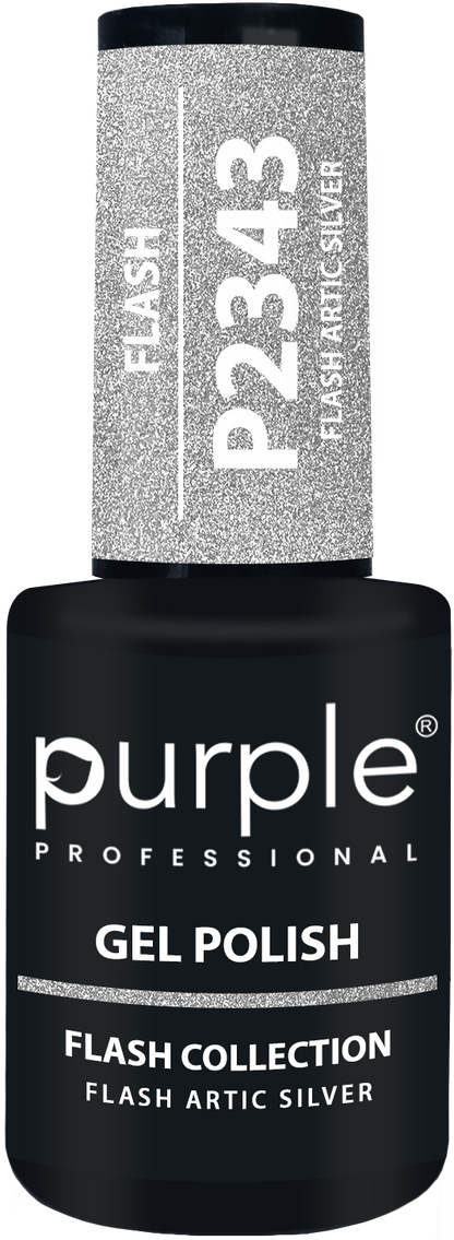 Gel Polish Flash Artic Silver - Pipa Cosmetics Purple Professional®