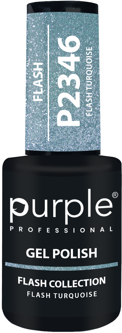 Gel Polish Flash Turquoise - Pipa Cosmetics Purple Professional®