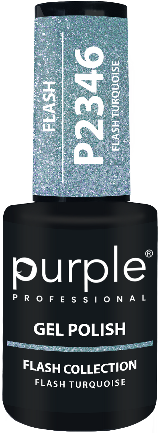 Gel Polish Flash Turquoise - Pipa Cosmetics Purple Professional®