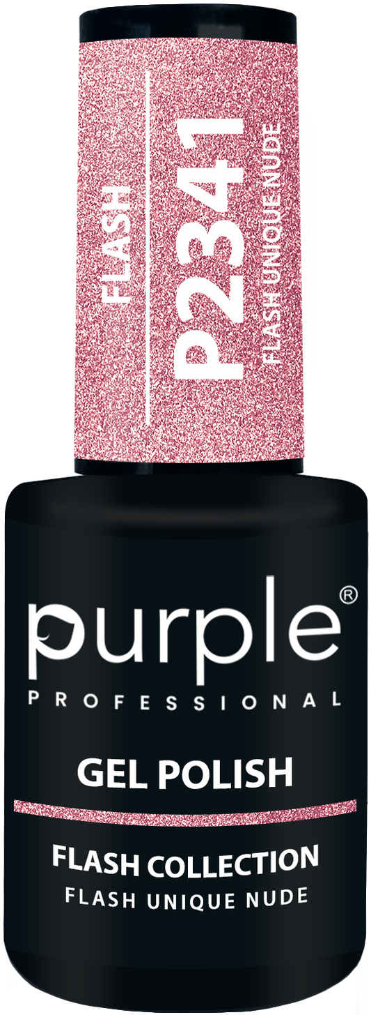 Gel Polish Flash Unique Nude - Pipa Cosmetics Purple Professional®