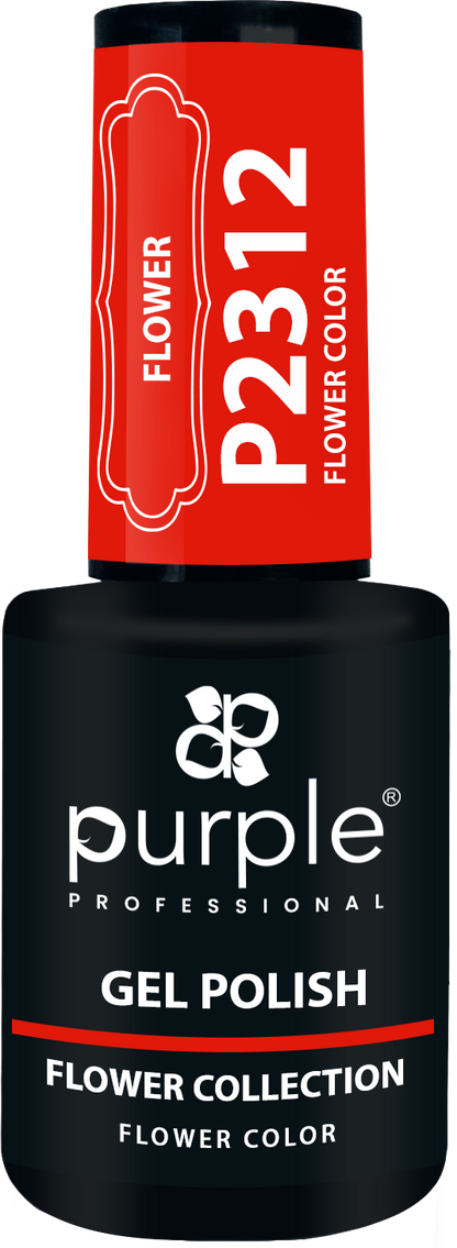 Gel Polish Flower Color - Pipa Cosmetics Purple Professional®