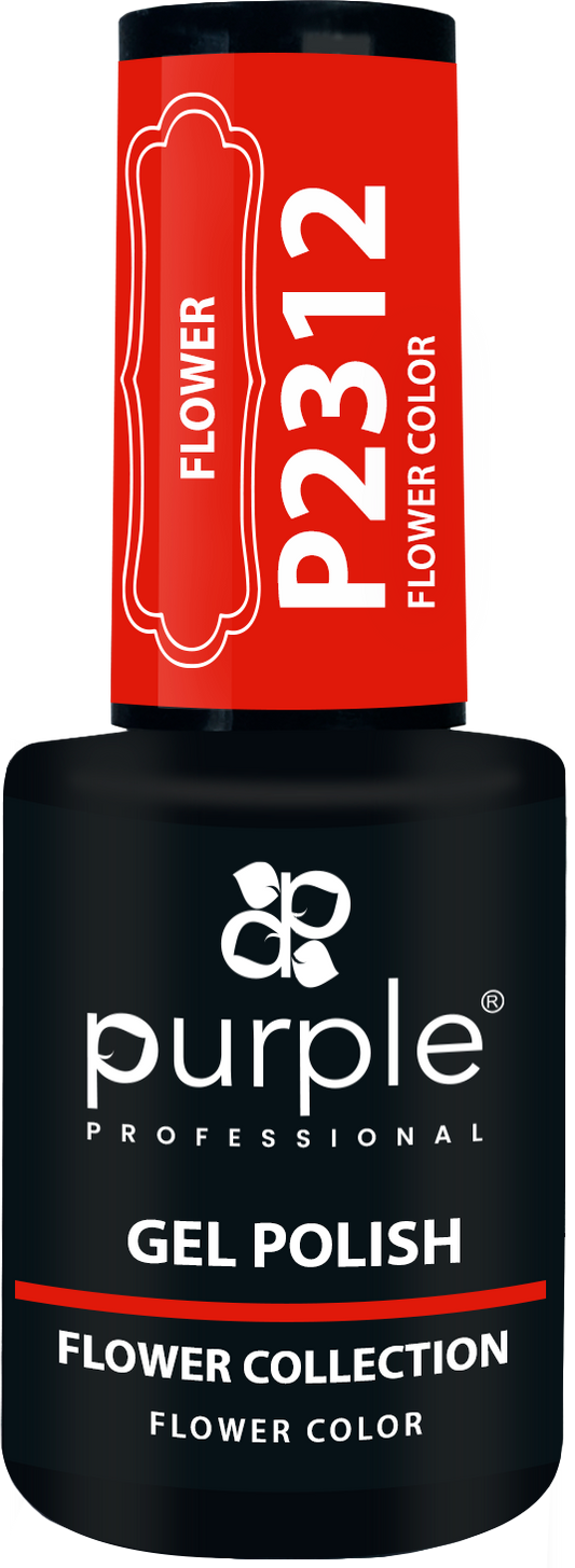 Gel Polish Flower Color - Pipa Cosmetics Purple Professional®