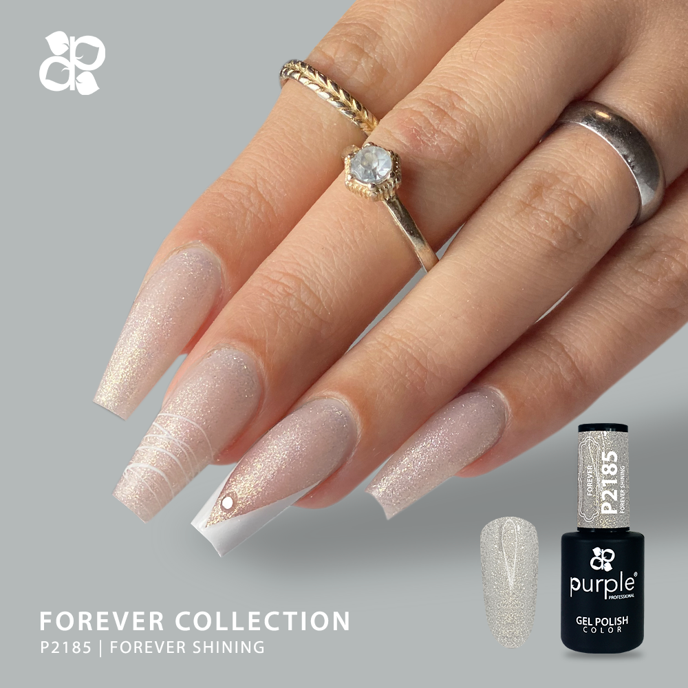Gel Polish Forever Shining  glitter - Pipa Cosmetics Purple Professional®