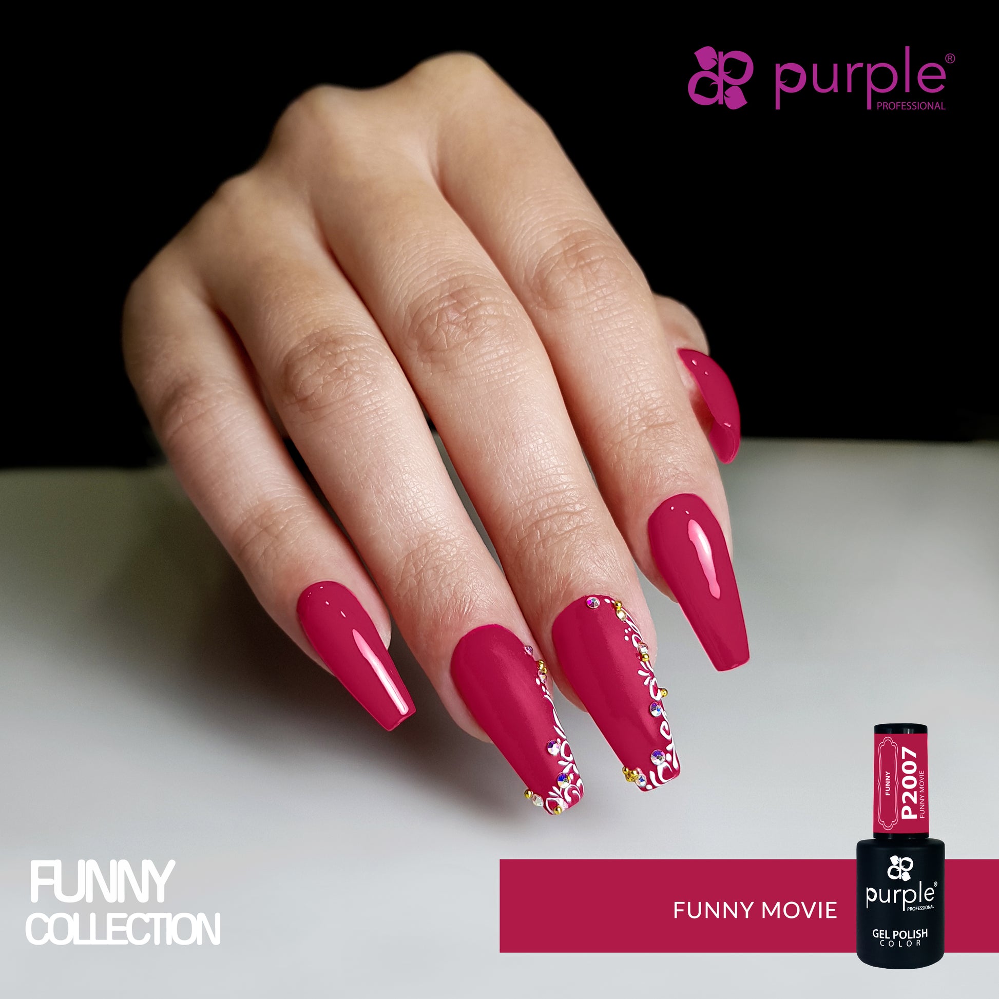 Gel Polish Funny Movie - Pipa Cosmetics Purple Professional®