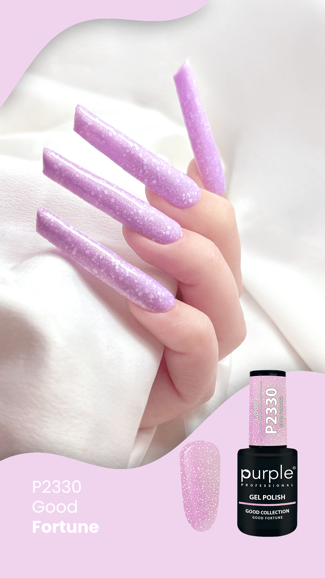 Gel Polish Good Fortune - Pipa Cosmetics Purple Professional®