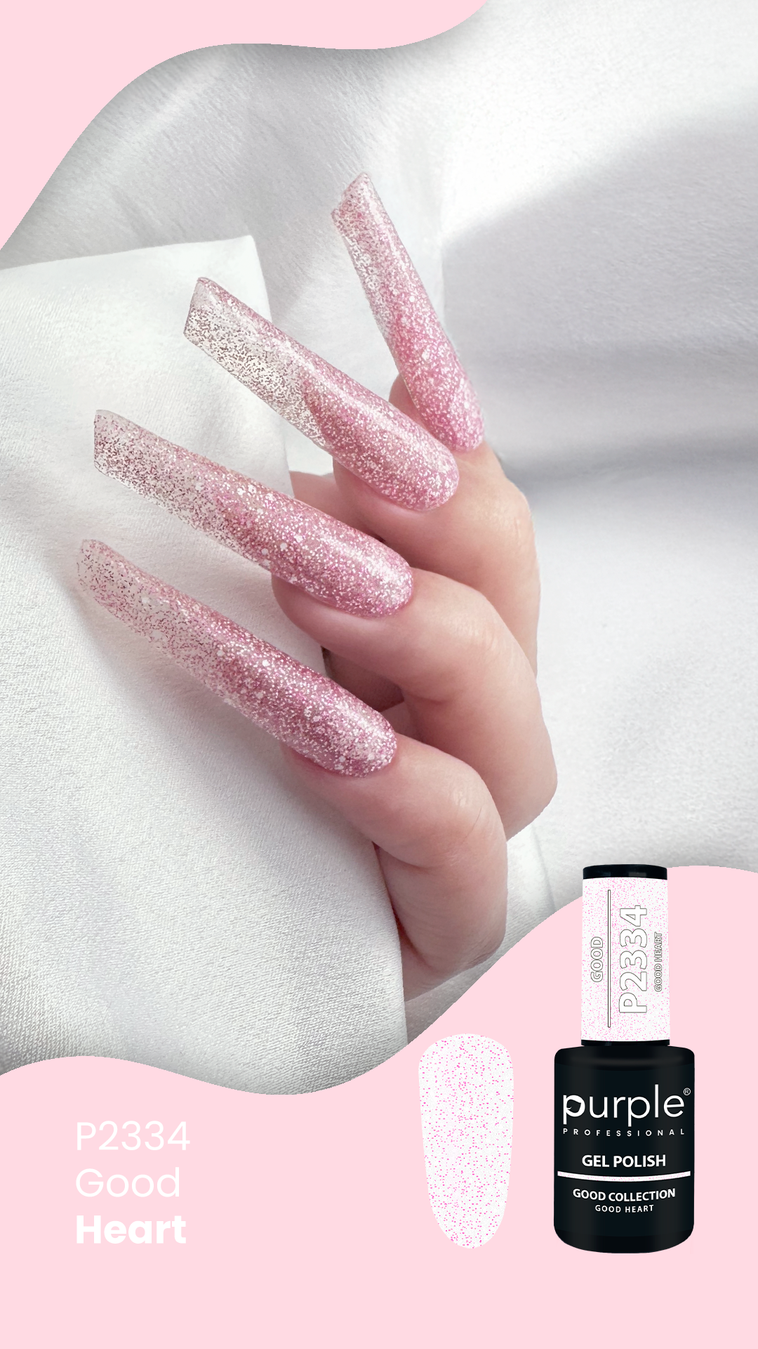 Gel Polish Good Heart - Pipa Cosmetics Purple Professional®