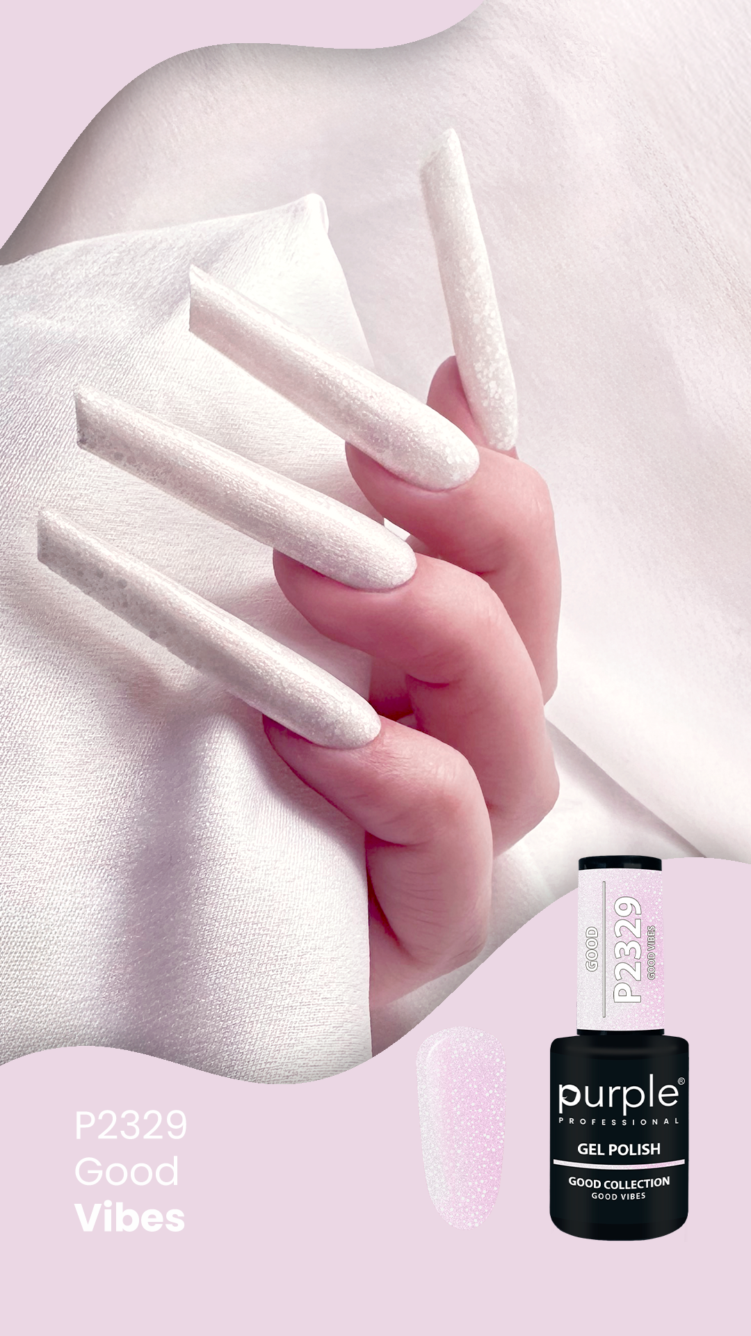 Gel Polish Good Vibes - Pipa Cosmetics Purple Professional®