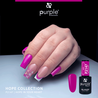 Gel Polish Hope in Your Heart - Pipa Cosmetics Purple Professional®