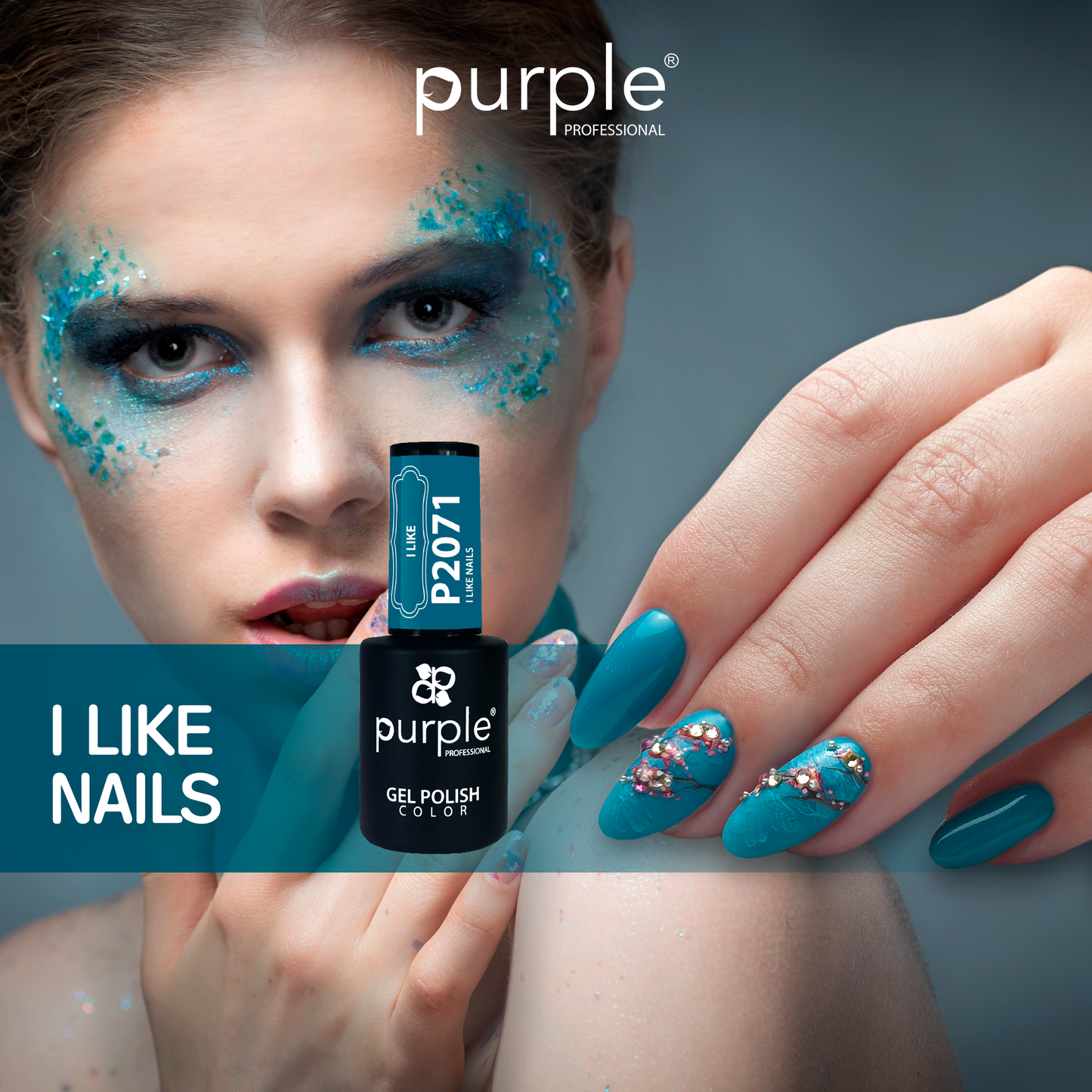 Gel Polish I Like Nails - Pipa Cosmetics Purple Professional®