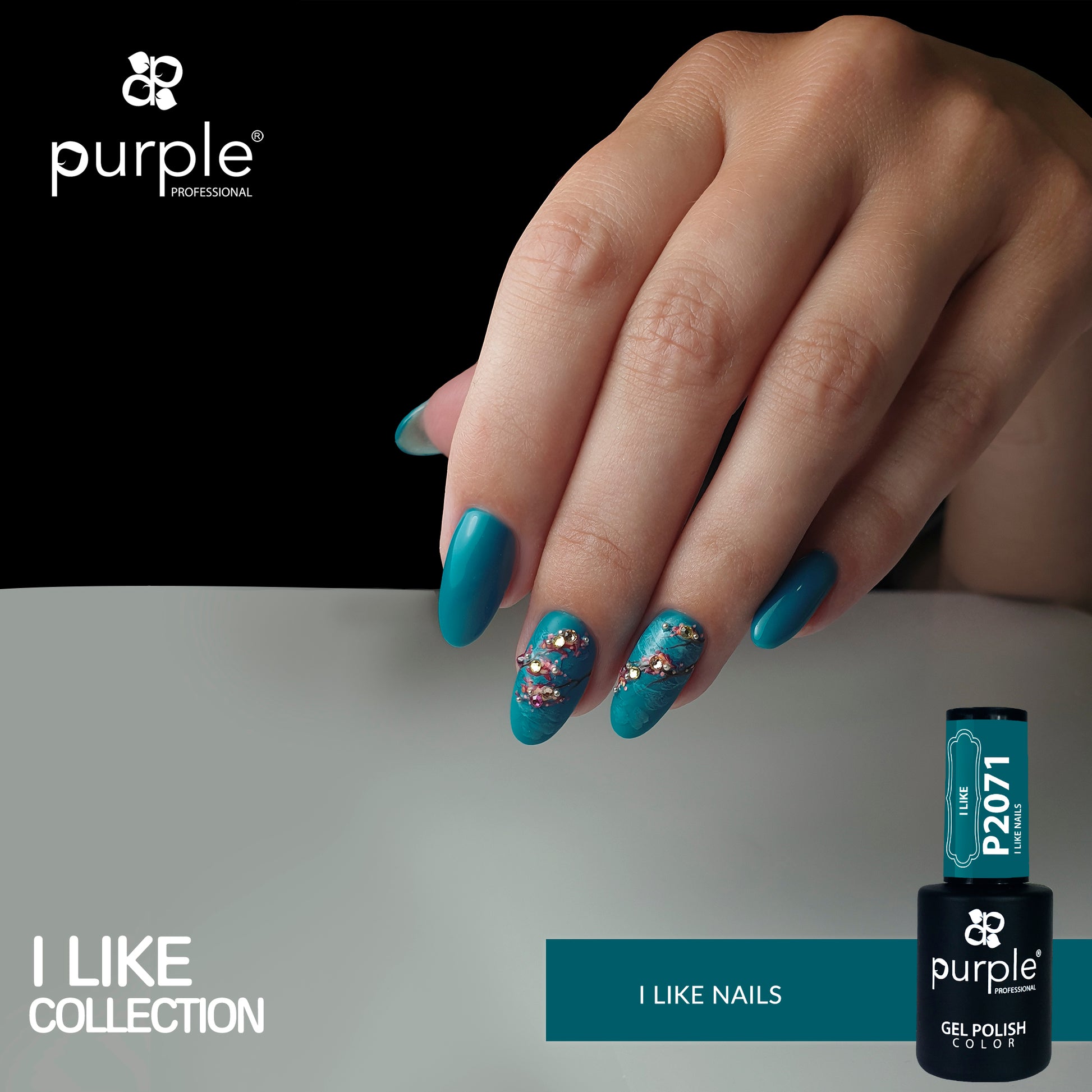 Gel Polish I Like Nails - Pipa Cosmetics Purple Professional®