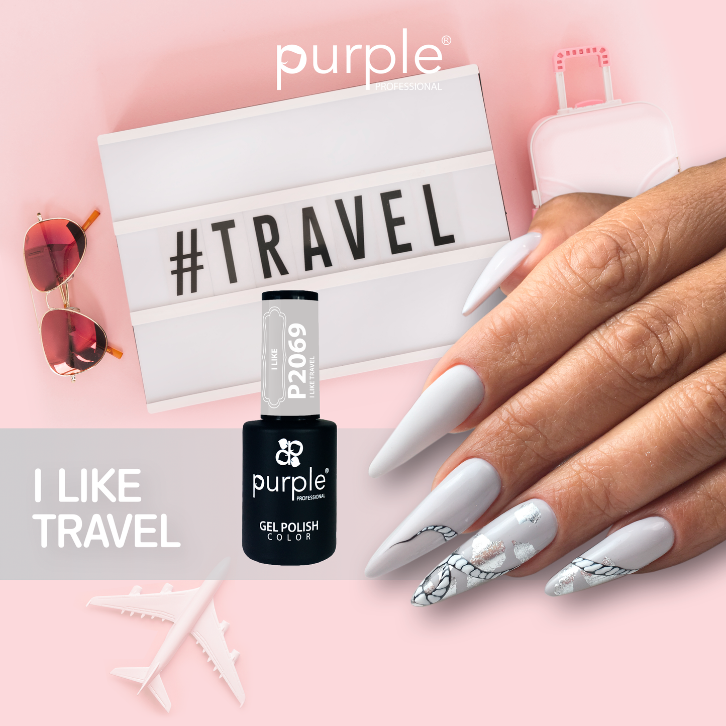 Gel Polish I Like Travel - Pipa Cosmetics Purple Professional®