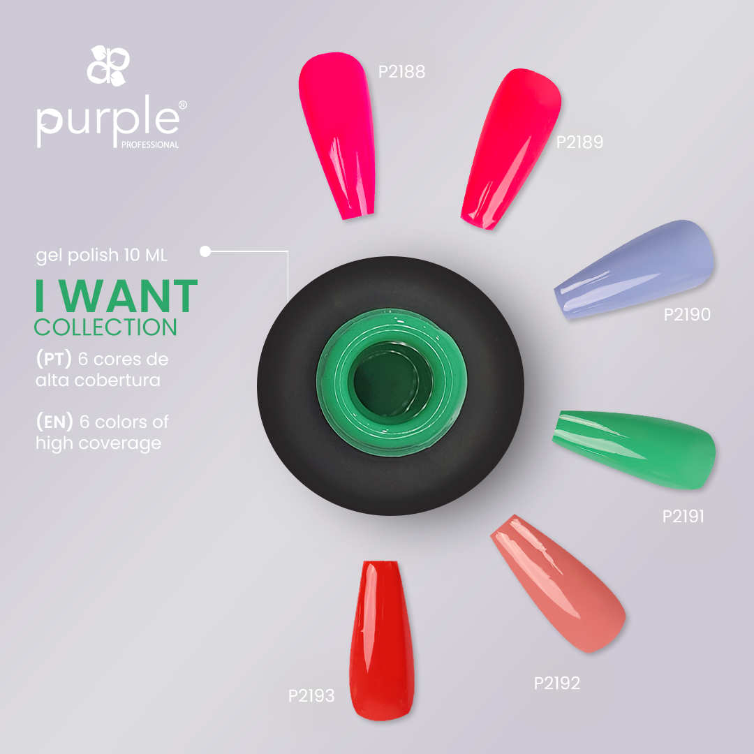 Gel Polish I Want Dream - Pipa Cosmetics Purple Professional®